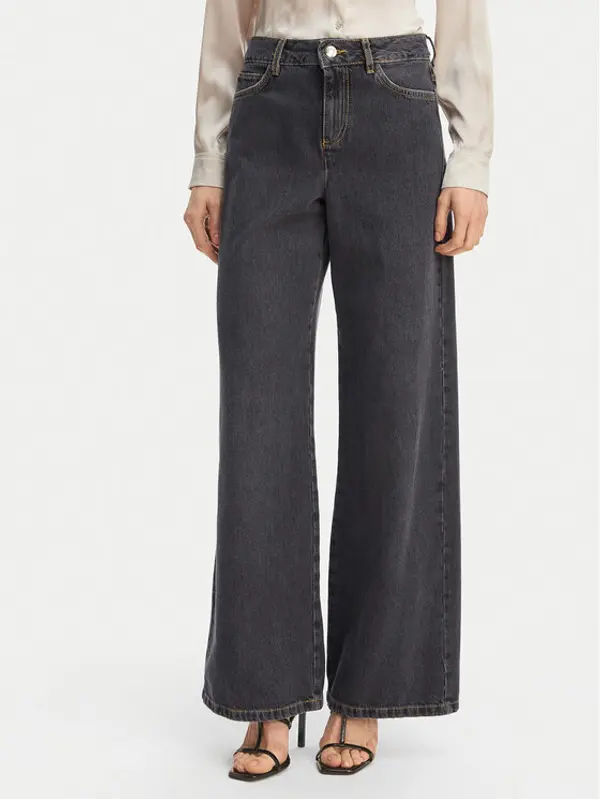 Marella Marella Traperice Drago 2615181121 Crna Wide Leg