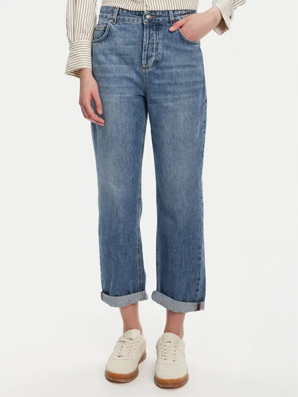 Marella Marella Traperice Tomboy 2523186074 Plava Loose Fit