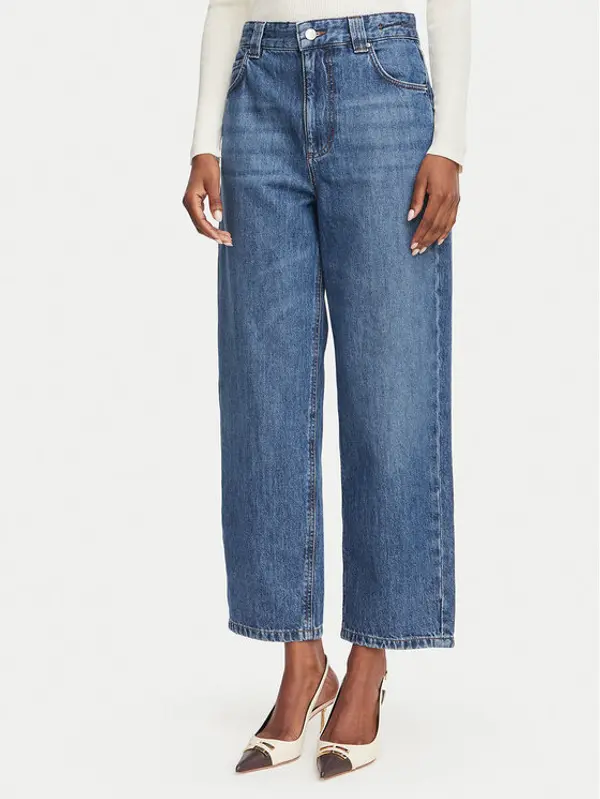 Marella Marella Traperice Tomboy 2623186054 Plava Straight Fit