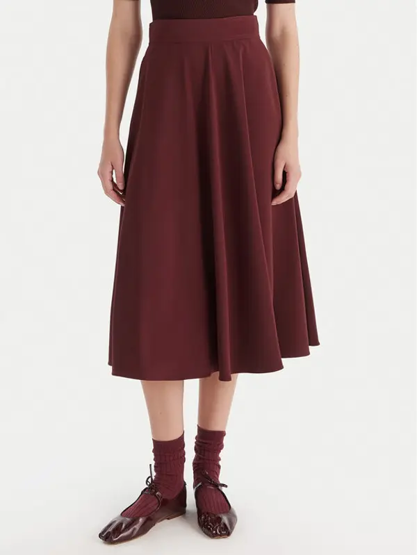 Marella Marella Trapez suknja Pina 2523106075 Tamnocrvena Regular Fit