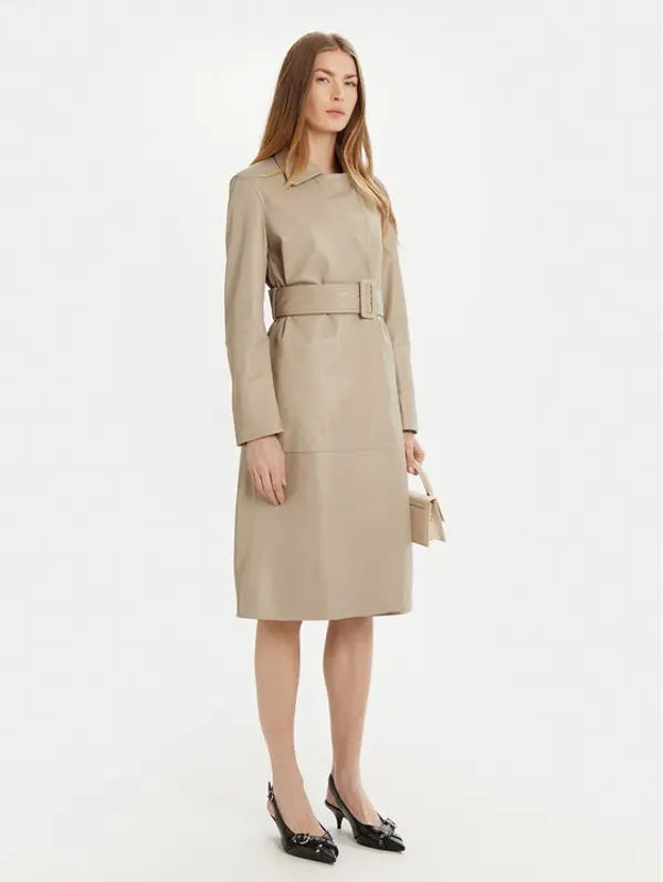 Marella Marella Trench Baltico 2513441031 Bež Regular Fit
