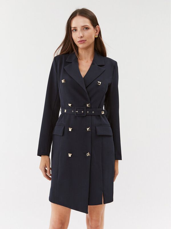 Maryley Maryley Haljina za svaki dan 23IB372/41MO Tamnoplava Regular Fit