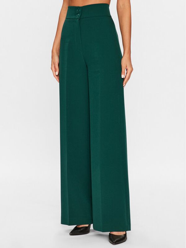 Maryley Maryley Hlače 23IB680/41BO Zelena Regular Fit