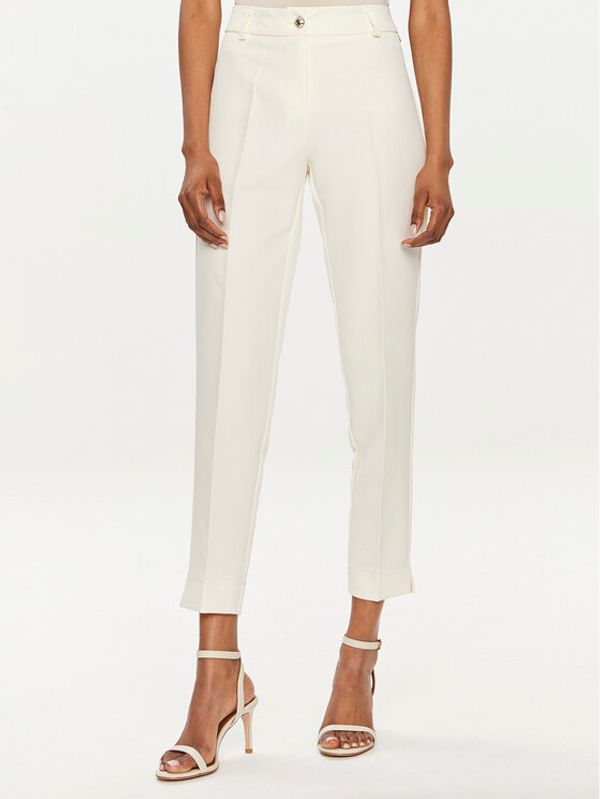 Maryley Maryley Hlače 24EB52Z/M23/43VA Écru Regular Fit
