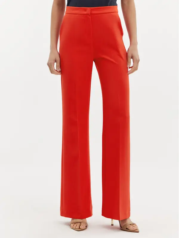 Maryley Maryley Hlače 24EB587/43FI Crvena Relaxed Fit