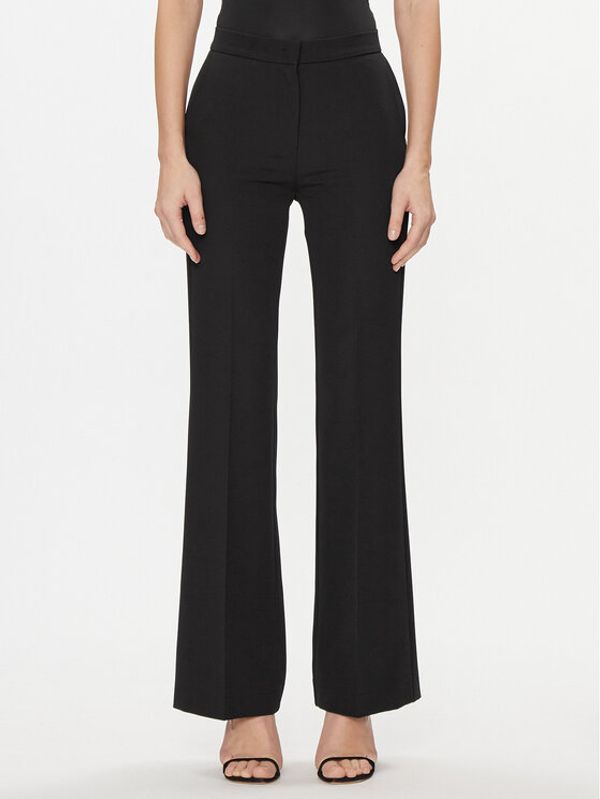 Maryley Maryley Hlače 24EB587/43NE Crna Relaxed Fit