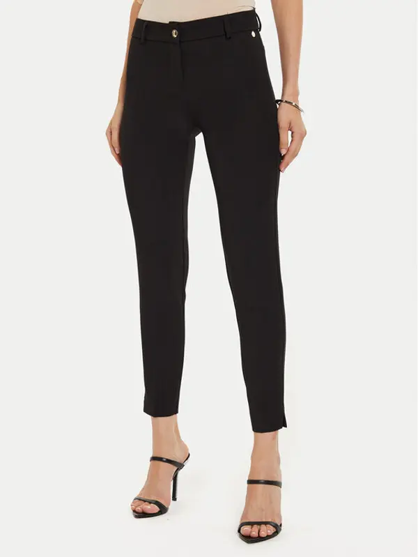 Maryley Maryley Hlače 24IB52Z/M19/43NE Crna Regular Fit