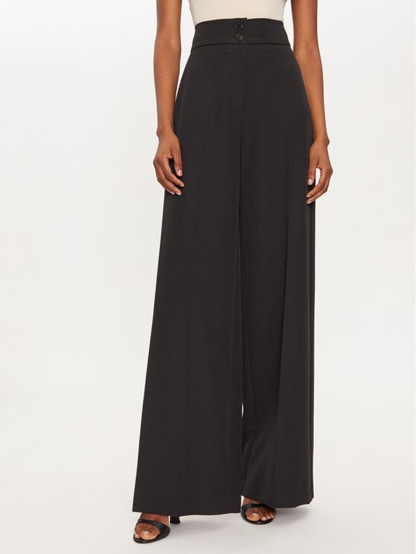 Maryley Maryley Hlače 24IB680/43NE Crna Regular Fit