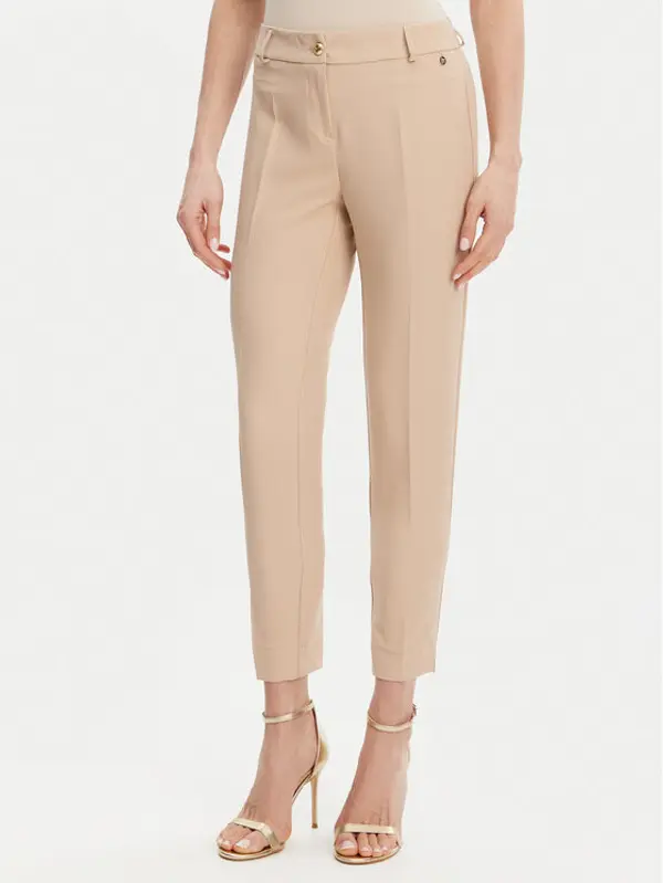 Maryley Maryley Hlače 25EB52Z/M24/43PG Bež Regular Fit