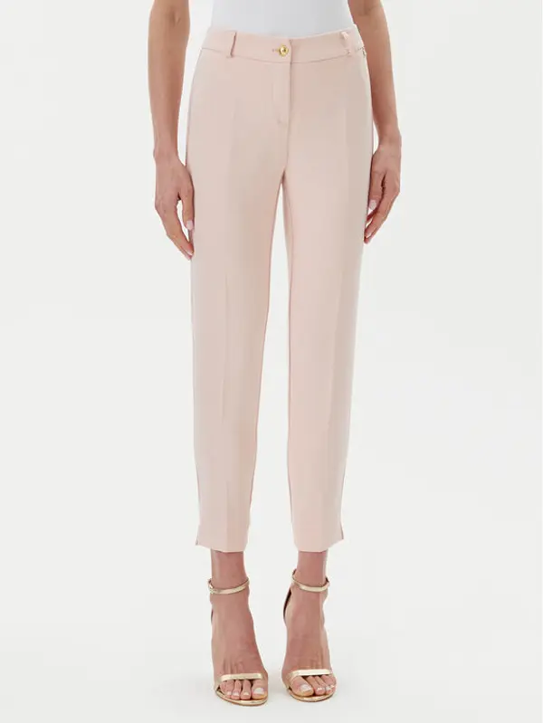 Maryley Maryley Hlače 25EB52Z/M24/43PY Ružičasta Regular Fit