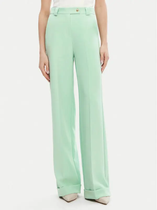 Maryley Maryley Hlače 25EB537/M26/43SP Zelena Regular Fit