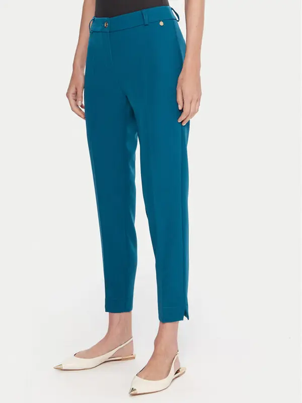 Maryley Maryley Hlače 25IB52Z/M17/43LK Tirkizna Regular Fit