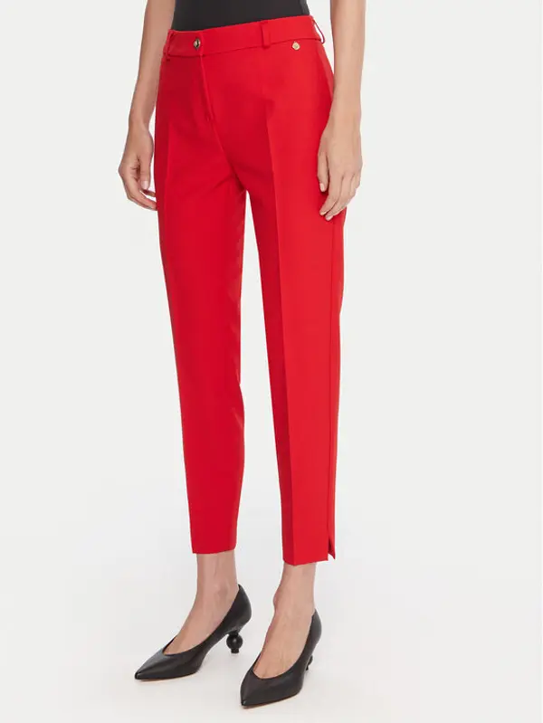 Maryley Maryley Hlače 25IB52Z/M17/43MA Crvena Regular Fit