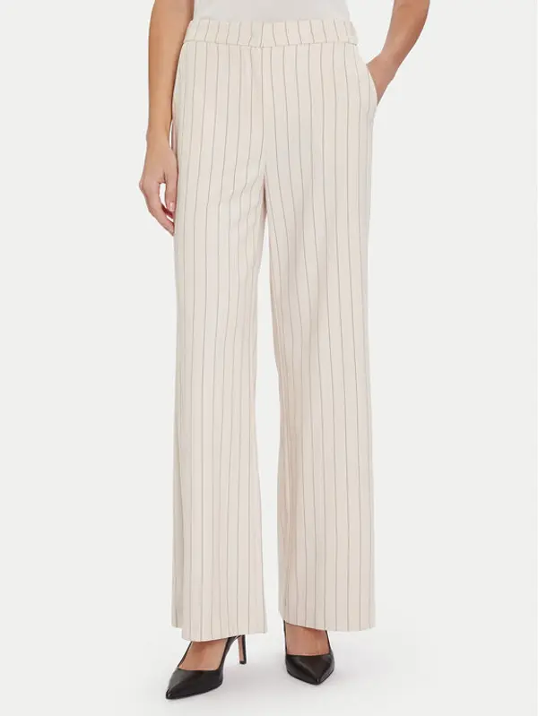 Maryley Maryley Hlače 25IB598/M17/35PA Écru Regular Fit