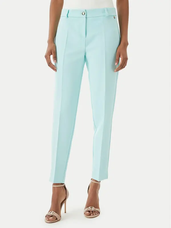 Maryley Maryley Hlače 26EB52Z/43AC Tirkizna Regular Fit