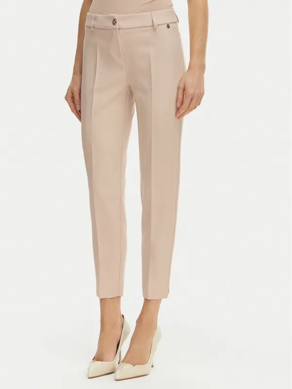 Maryley Maryley Hlače 26EB52Z/43LA Svijetlo bež Regular Fit