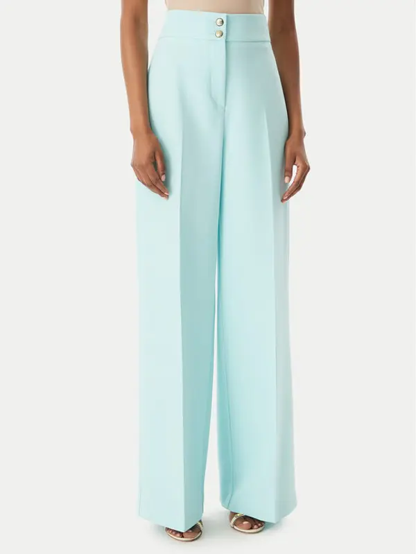 Maryley Maryley Hlače 6EB680/43AC Tirkizna Regular Fit