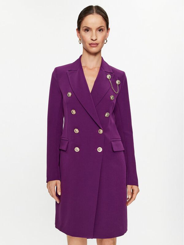 Maryley Maryley Koktel haljina 23IB300/41RA Ljubičasta Regular Fit