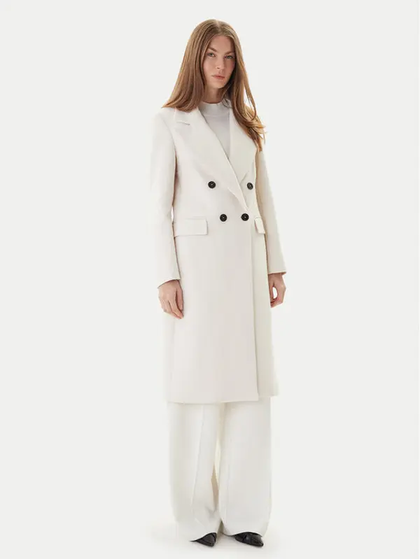 Maryley Maryley Prijelazni kaput 25IB807/01PA Écru Regular Fit