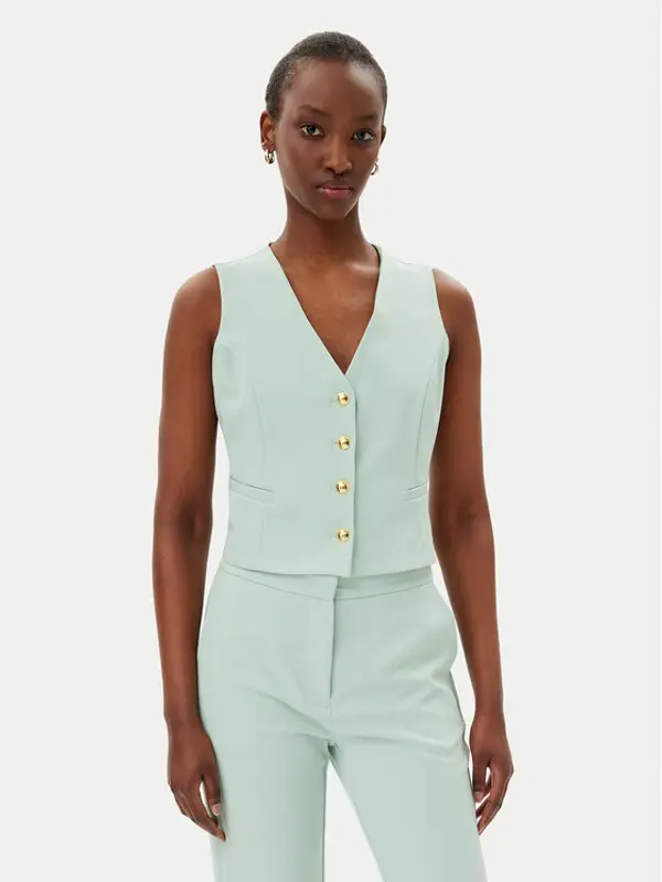 Maryley Maryley Prsluk 25EB128/43SP Zelena Regular Fit