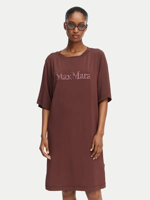 Max Mara Beachwear Max Mara Beachwear Haljina za svaki dan 2616621049650 Smeđa Regular Fit