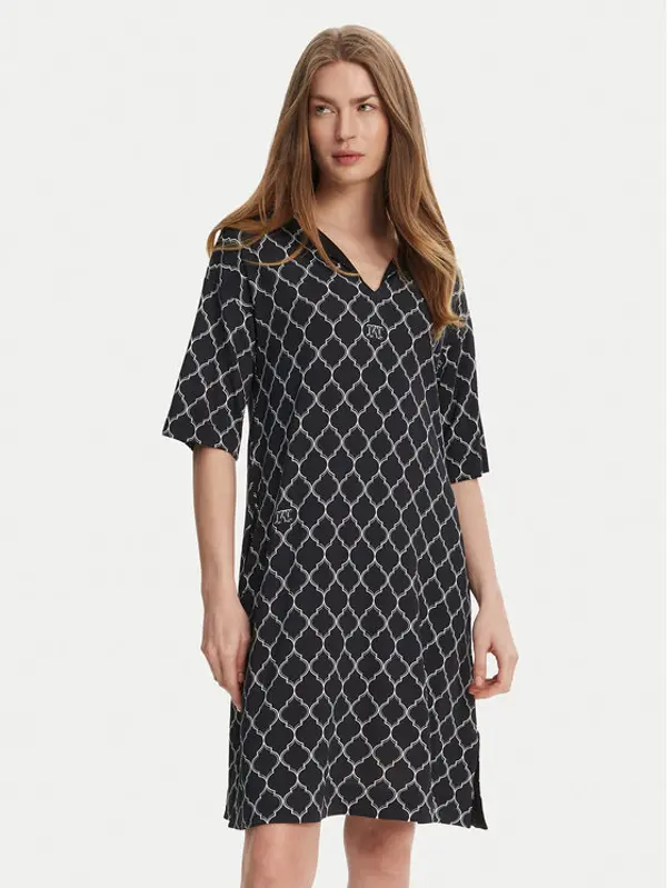 Max Mara Beachwear Max Mara Beachwear Haljina za svaki dan Aidone 2516621079 Crna Relaxed Fit