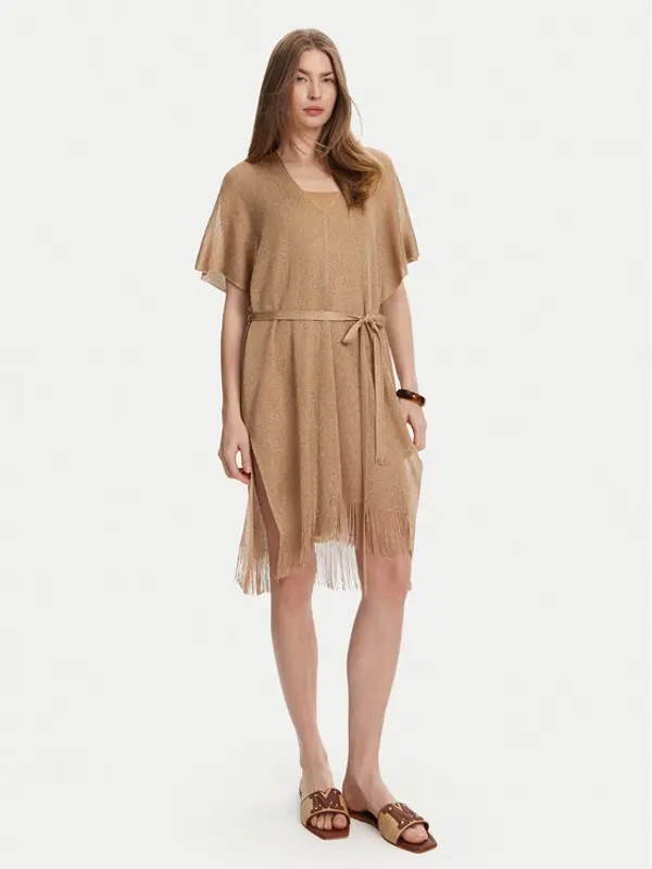 Max Mara Beachwear Max Mara Beachwear Kimono Donolla 2516691039 Ružičasta Relaxed Fit