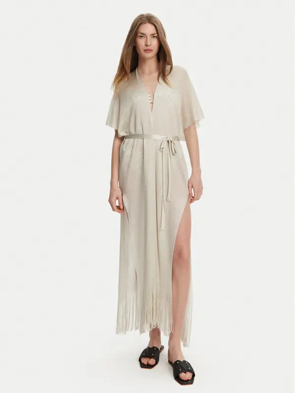 Max Mara Beachwear Max Mara Beachwear Kimono Zarelia 2516691029 Bež Relaxed Fit