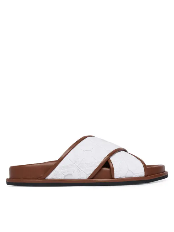 Max Mara Beachwear Max Mara Beachwear Natikače Peonie 2616521019650 Bijela