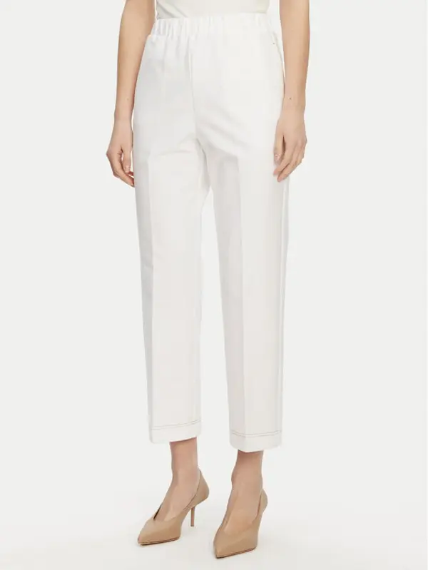 Max Mara Leisure Max Mara Leisure Chino 2516781047650 Bijela Regular Fit