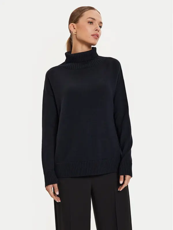 Max Mara Leisure Max Mara Leisure Dolčevita Superbo 2426366148 Tamnoplava Relaxed Fit