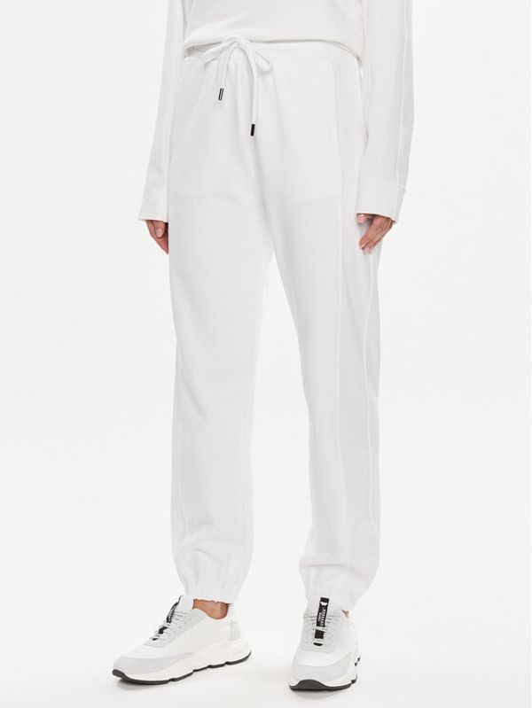 Max Mara Leisure Max Mara Leisure Donji dio trenerke Markus 2416781038 Bijela Regular Fit