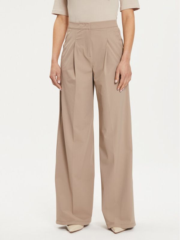 Max Mara Leisure Max Mara Leisure Hlače Bonn 2426786017 Bež Relaxed Fit