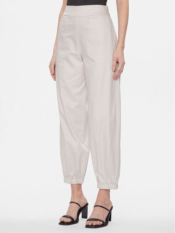 Max Mara Leisure Max Mara Leisure Hlače Candela 2416131028 Siva Jogger Fit