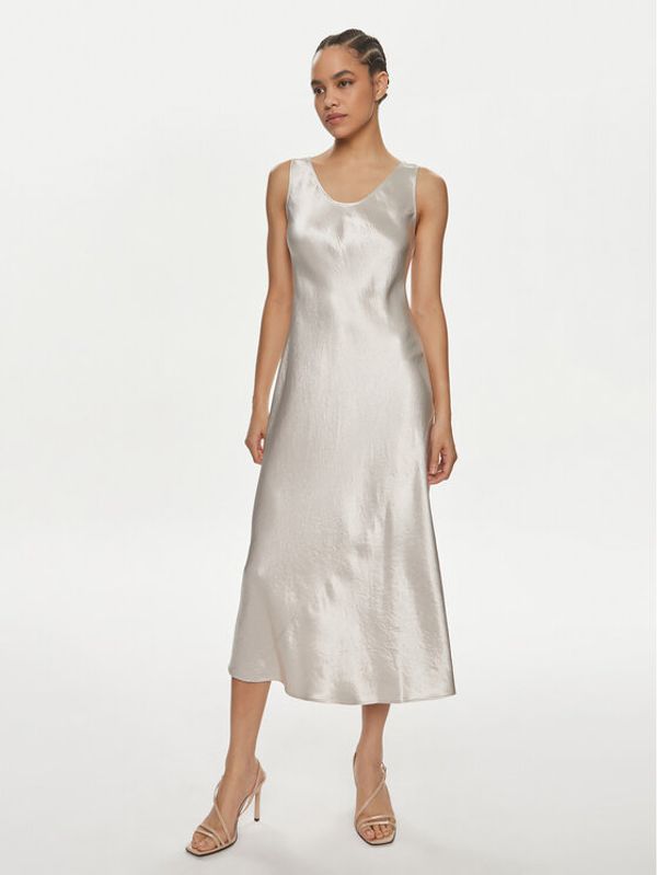 Max Mara Leisure Max Mara Leisure Koktel haljina Talete 2416221078 Srebrna Regular Fit