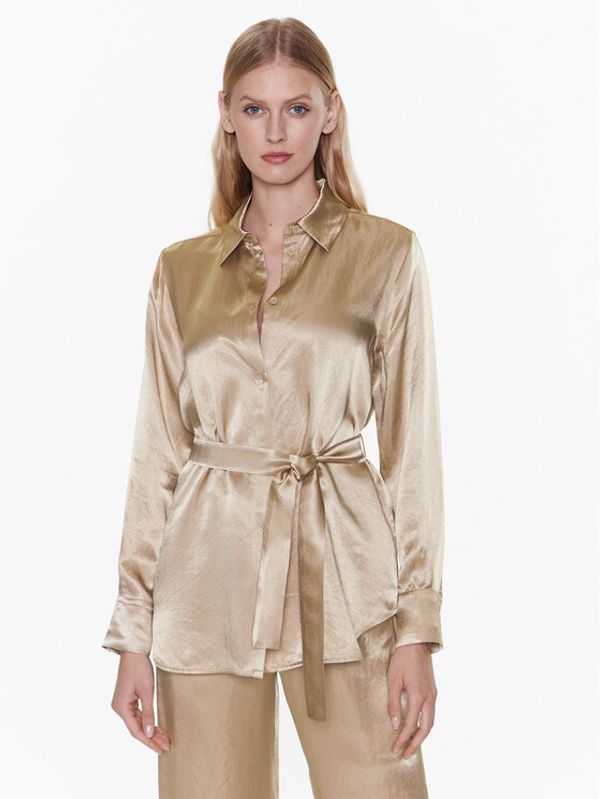 Max Mara Leisure Max Mara Leisure Košulja Holiday 23311102 Zlatna Regular Fit