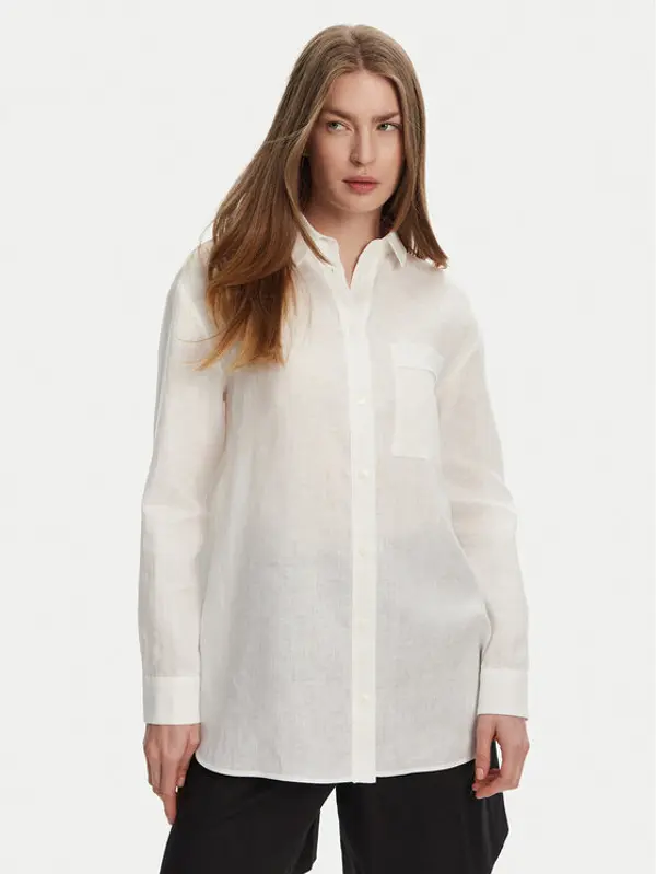 Max Mara Leisure Max Mara Leisure Košulja Noel 2516111018 Bijela Regular Fit
