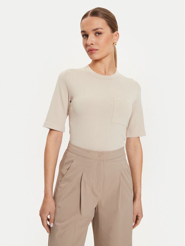 Max Mara Leisure Max Mara Leisure T-shirt Tahiti 2426366047600 Bež Regular Fit