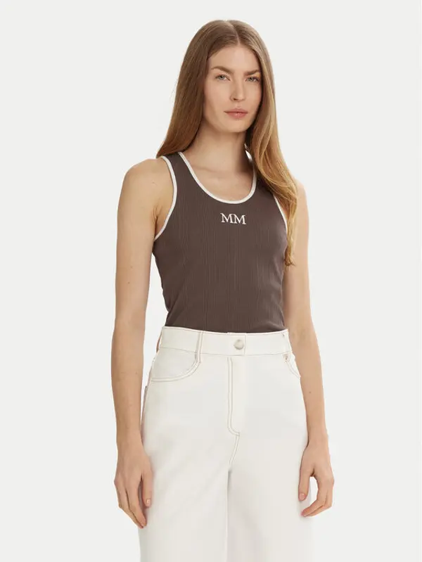 Max Mara Leisure Max Mara Leisure Top Sax 2516941027 Smeđa Slim Fit