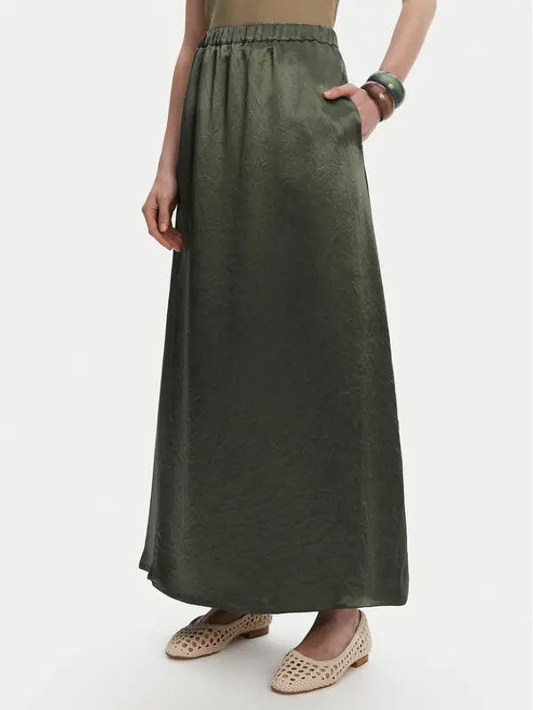 Max Mara Leisure Max Mara Leisure Trapez suknja Nuevo 2516101028 Zelena Regular Fit
