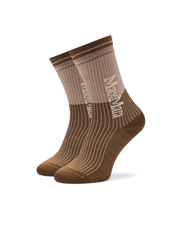 Max Mara Leisure Max Mara Leisure Ženske visoke čarape Gabarra 2426556018 Bež