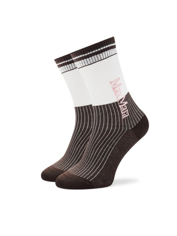 Max Mara Leisure Max Mara Leisure Ženske visoke čarape Gabarra 2426556018 Smeđa