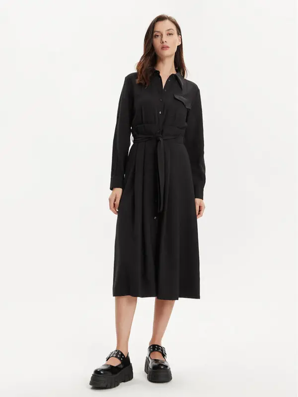 Max&Co. MAX&Co. Haljina košulja Armilla 2416221032200 Crna Regular Fit