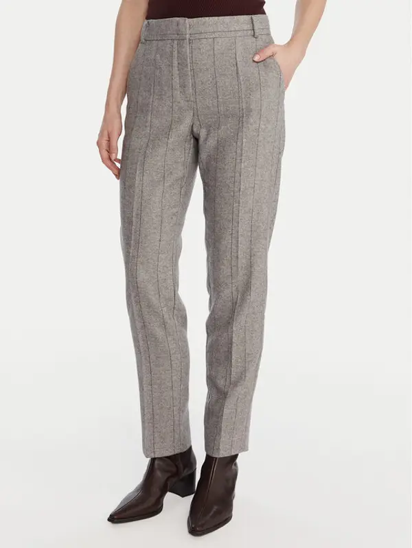 MAX&Co. MAX&Co. Hlače Svenzia 2526136094200 Siva Slim Fit