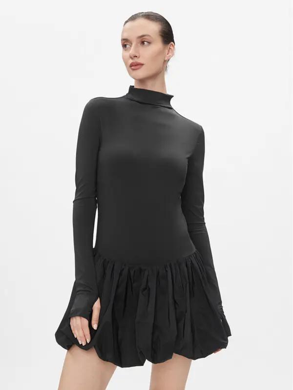 Max&Co. MAX&Co. Koktel haljina Lindor Crna Regular Fit