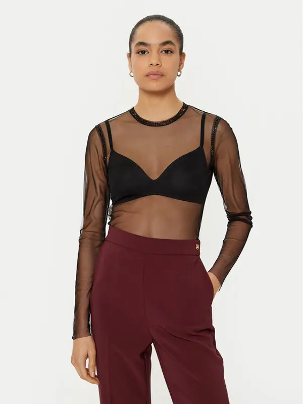 Max&Co. MAX&Co. Majica 2516941011200 Crna Regular Fit