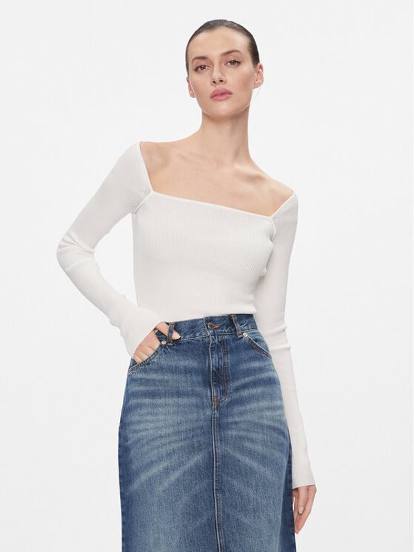 MAX&Co. MAX&Co. Majica Tolone Bijela Slim Fit