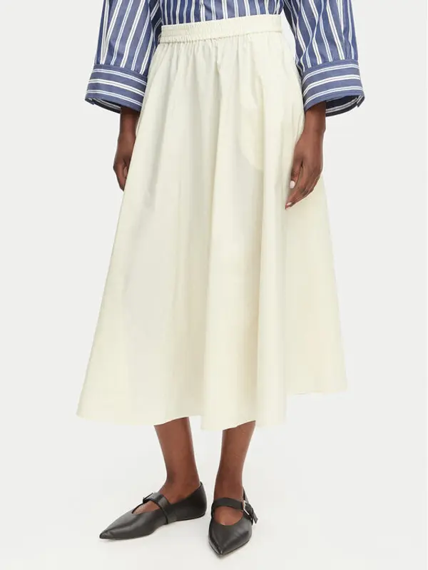 MAX&Co. MAX&Co. Midi suknja Gonna 2616101084200 Krem Regular Fit