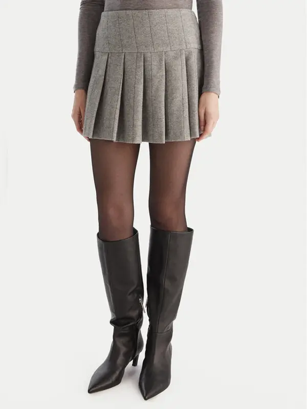 MAX&Co. MAX&Co. Mini suknja Canto 2526106064200 Siva Regular Fit