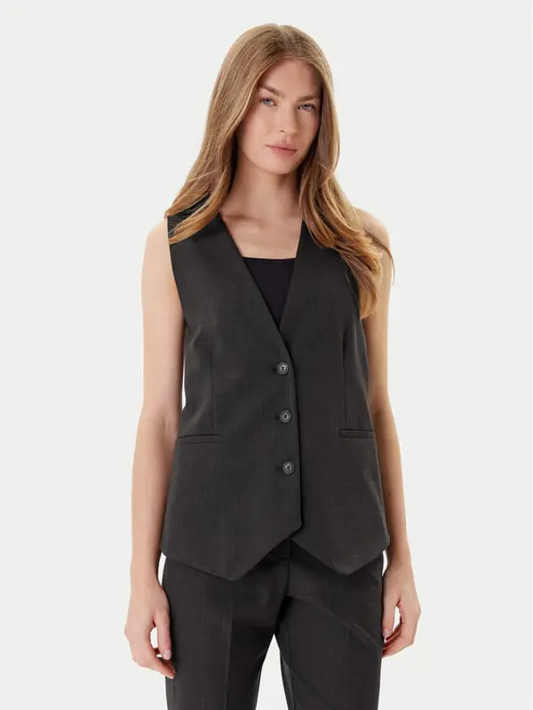 MAX&Co. MAX&Co. Prsluk za odijelo Colour 2526156022200 Smeđa Regular Fit